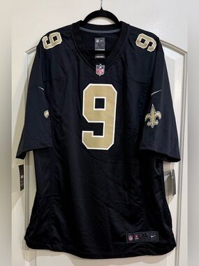 Nike Jersey New Orleans Saints Drew Brees #9. Men’s Size XL. NWT